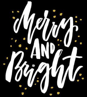 Merry and Bright Women's T-Shirt - Black - 3XL