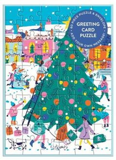 Merry & Bright Greeting Card Puzzle -  Galison, Louise Cunningham Starling (ISBN: 9780735382749)