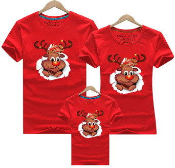 Merry Christmas Family Matching Clothes Mommy and Me Tshirt Mother Daughter Son Outfits Women Mom T-shirt Baby Girl Boys T Shirt