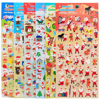 Merry Christmas Golding Christmas Special Adhesive Stickers Scrapbooking DIY Journaling Diary Stationery Stickers Cute