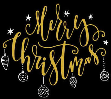 Merry Christmas Women's T-Shirt - Black - 3XL
