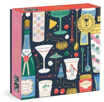 Merry Mixer 1000 Piece Foil Puzzle -  Emily Taylor, Galison (ISBN: 9780735382602)