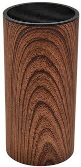 Mes Houder Stand Multil Houder Mes Organizer Geplaatst Opslag Houder Wave-Vormige Mes Spacer Messenblok Keukengerei Gereedschap donker wood