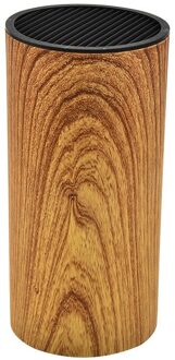 Mes Houder Stand Multil Houder Mes Organizer Geplaatst Opslag Houder Wave-Vormige Mes Spacer Messenblok Keukengerei Gereedschap licht wood