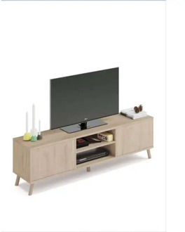 Mesa television Oslo 2 doors and 2 holes.