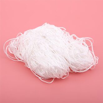 Mesh 10M Polyester Netto Loofah Netting Voor Morning Glory Vine Bloemen Tuin Planten Klimmen Netto Komkommer Wijnstok Groeien Houder wit 1.35x2.7m