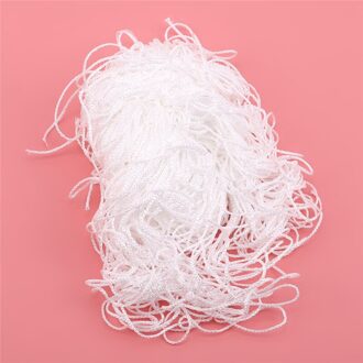 Mesh 10M Polyester Netto Loofah Netting Voor Morning Glory Vine Bloemen Tuin Planten Klimmen Netto Komkommer Wijnstok Groeien Houder wit 1.67x5m