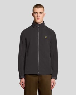 Mesh back soft shell jacket antraciet Grijs - L