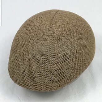 Mesh Baret Caps Lente Zon Ademend Bone Hoeden Womens Mens Flat Cap Vintage Baretten Zomer Hoeden Voor Vrouwen strooien Hoed 6