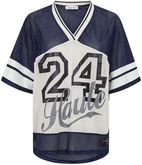 Mesh baseball top Drift  blauw