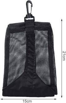Mesh Dive Gewicht Pocket Bag & Clip Voor Duiken Bcd Standaard 1 "Gewicht Riem Spanband Duiken gewicht Pocket zwart