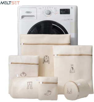 Mesh Laundry Bag for Washing Machines Bra Underwear Sock Clothes Washing Bag Bathroom Organizer Net Wash Bags Dirty Laundry Bags