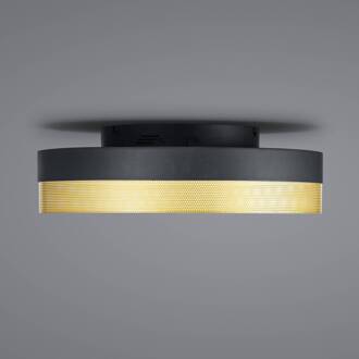 Mesh LED plafondlamp, Ø 45 cm, zwart/goud zwart, goud