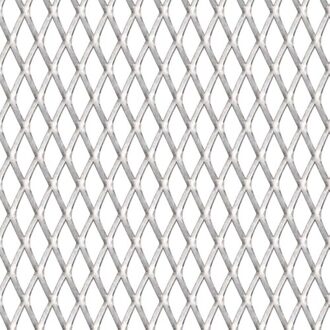 Mesh mat expanded metal stainless steel 100x100 cm 20x10x2 mm