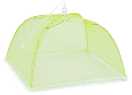 Mesh Screen Beschermen Voedsel Cover Tent Dome Net Paraplu Picknick Keuken Gevouwen Mesh Anti Fly Mosquito Paraplu Gereedschap Gadgets groen