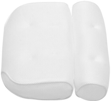 Mesh Spa Antislip Bad Spa Kussen Kussen Nek Ondersteuning Foam Comfort Bad Cup Voor Nek En Rug badkamer Supply