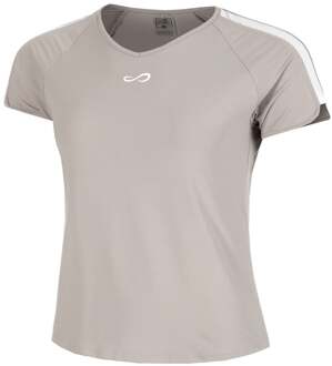 Mesh T-shirt Dames-Crème - XS