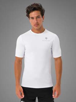 Mesh T-shirt - maat Wit