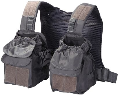 Mesh Verstelbare Vest Vissen Vest Ademend Compressie Weerstand Multi-Pocket Outdoor Reizen Outdoor Vissen Grijs