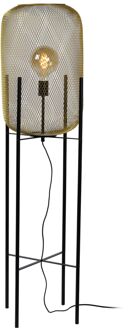 MESH Vloerlamp 1xE27 - Mat Goud | Messing
