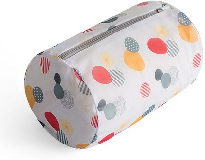 Mesh Waszak Polyester Wasserij Wassen Zakken Netto Wasmand Wasserij Tassen Voor Wasmachines Mesh Beha Zak Reizen Organizer Cylindrical