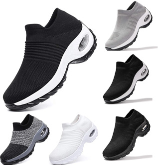 Mesh Women Men Outdoor Running Shoes Couples Breathable Soft Athletics Jogging Sneaker