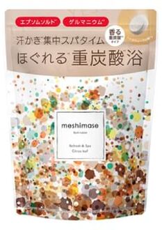 meshimase Refresh & Spa Bath Tablet Citrus Leaf - 30g x 6 tablets