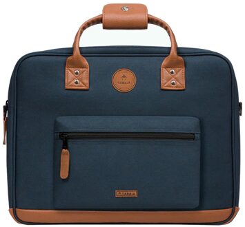 Messenger Bag Medium chicago Blauw - H 32 x B 27 x D 6.5