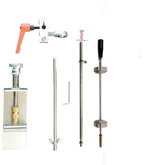 Messenslijper 360 Graden Flip Clip Voor Diy Onderdelen Edge Pro Puntenslijper Accessoires Whirl Clip Voor Ruixin Pro Puntenslijper 8mm reeks