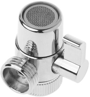 Messing 3-Weg Wisselklep Kraan Connector Adapter Drie Hoofd Functie Schakelaar