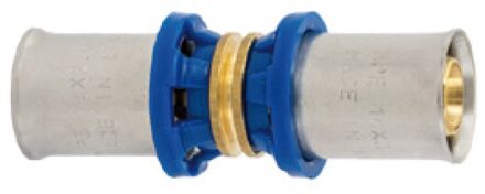 Messing aansluitstuk, blank, 26 mm, perskoppeling voor meerlagenbuis - 988710355