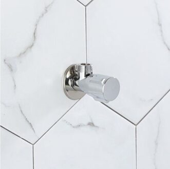 Messing Driehoek Klep Water Regelklep Goud Hoek Valve Badkamer Tap Water Valve 1/2*1/2 Messing Chroom Hoek Kleppen 01