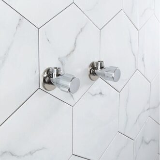 Messing Driehoek Klep Water Regelklep Goud Hoek Valve Badkamer Tap Water Valve 1/2*1/2 Messing Chroom Hoek Kleppen 02