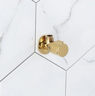 Messing Driehoek Klep Water Regelklep Goud Hoek Valve Badkamer Tap Water Valve 1/2*1/2 Messing Chroom Hoek Kleppen 03