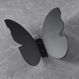 Messing Kapstok Licht Luxe Geborsteld Goud Drie Dimensionale Vlinder Slaapkamer Kapstok Decoratie Veranda Creatieve Kapstok matte zwart