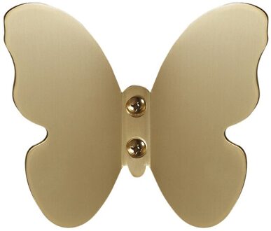 Messing Kapstok Licht Luxe Geborsteld Goud Drie Dimensionale Vlinder Slaapkamer Kapstok Decoratie Veranda Creatieve Kapstok