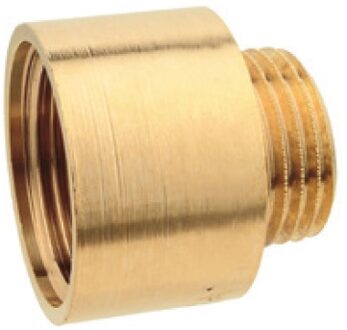 Messing kraanverlengstuk, blank, 1/2" x 40 mm - 989316755