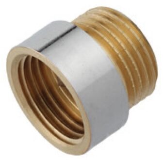 Messing kraanverlengstuk, chroom, 1/2" x 40 mm - 989316255