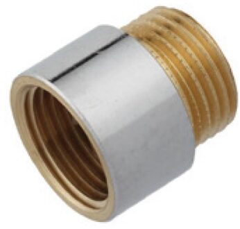 Messing kraanverlengstuk, chroom, 3/8" x 15 mm - 989310155
