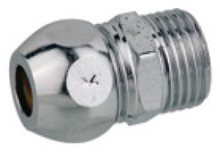Messing nippelfitting, chroom, 3/8"ET x 10 mm - 986279148