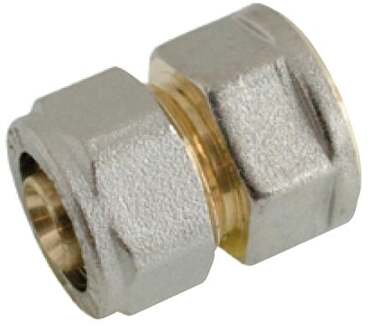 Messing overgangsstuk, vernikkeld, 20 mm x 1/2"IT, klemkoppeling voor meerlagenbuis - 988903355