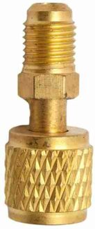 Messing R410a Adapter Voor Hvac Koelmiddel Mini Split "Sae Conditioners Vrouwelijke Air 1/4 Tool 5/16" Tot Pomp Sae mannelijke Opladen H K8F6