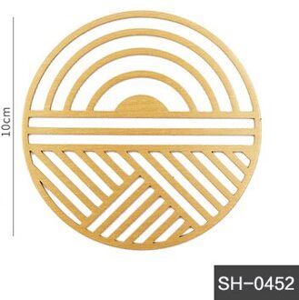 Messing Schotel Koffiekopje Matten Hittebestendige Schotel Onderzetters Theewaar Houder Tafeldecoratie Coaster SH-0452