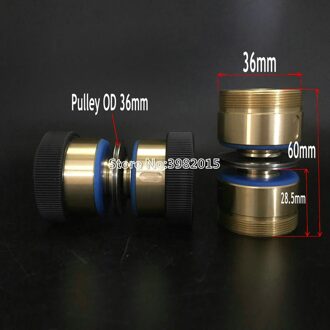 Messing Seat Compleet Katrol Vergadering 318 OD36 * L60mm voor WEDM Draad Snijmachine