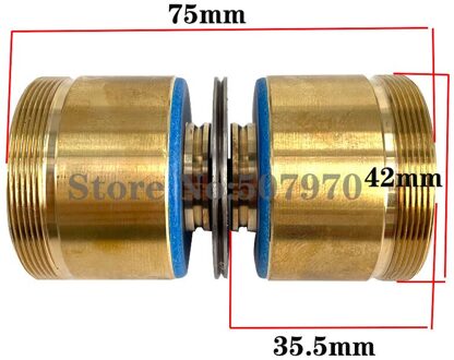 Messing Seat Katrol Gids Wiel Roller Assembly 451(OD42mm * L75mm) Voor Edm Wire Cut Machine