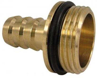 Messing slangtule met buitendraad en o-ring 1 - 25 mm