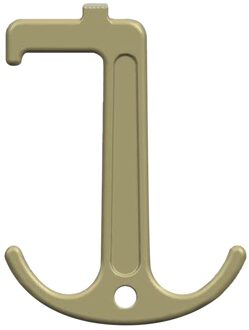 Messing Sleutel Innovatie Multifunctionele Niet Vuile Handen Tool De Veilige En Gemakkelijke Manier Om Avoide Ziektekiemen-Contactloze Veiligheid Isolatie sleutel goud