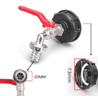 Messing Tap Duurzaam Ibc Tank Tap Adapter Grove Draad Connector Vervanging Klep Montage Thuis Tuin Water Connectors Goud