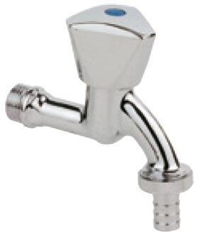 Messing uitlaatklep met kaphandvat, chroom, 1/2"ET x 3/4"ET x 1/2"mondstuk - 986170113