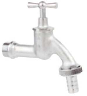 Messing uitlaatklep met T-handgreep, chroommat, 1/2"ET x 3/4"ET x 1/2"mondstuk - 986180155